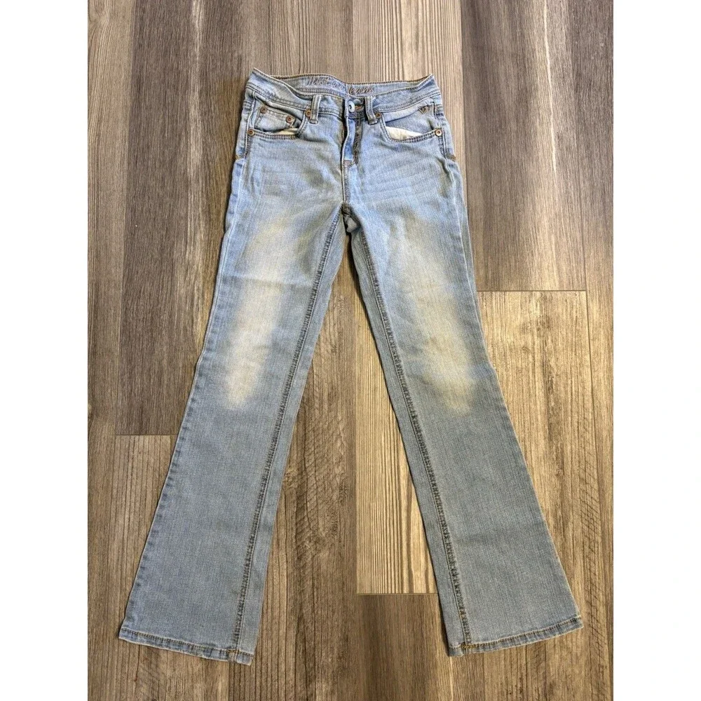 Justice Premium Jeans Girls 14R  Boot Cut Simply Low  Jeans